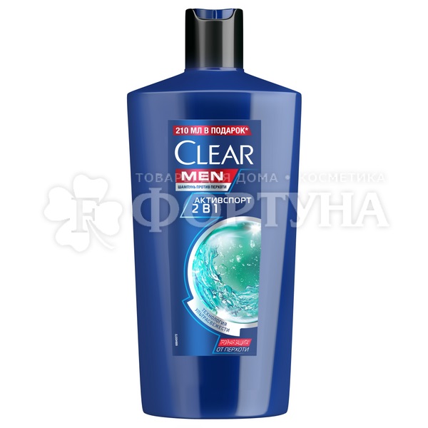 Шампунь Clear Men 610 мл 2в1 Активспорт
