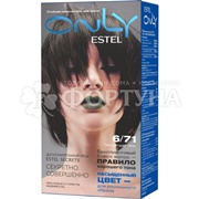 Гель-краска для волос Estel Only 6/71 Темный русый коричнево-пепельный. Танцующая тень.