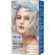 Гель-краска для волос Estel Only 10/18 Светлый блонд пепельно-жемчужный. Прозрачный намек.