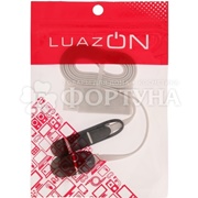 Кабель Luazon 2 в 1 microUSB/Lightning 1A 0.9м белый