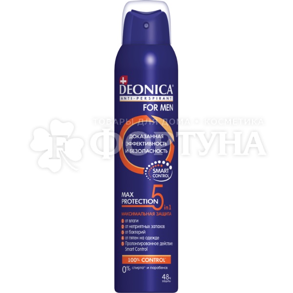 Дезодорант аэрозольный Deonica For Men 200 мл 5 Protection