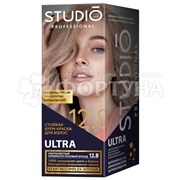Краска для волос Studio Ultra 12.8 Ультрасветлый серебристо-розовый блонд