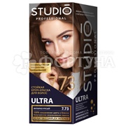 Краска для волос Studio Ultra 7.73 Янтарно-русый