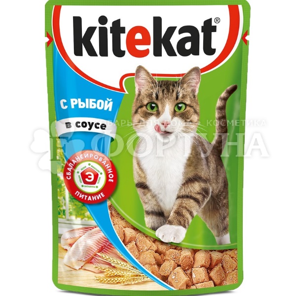 Корм для животных Kitekat 85 г рыба в соусе