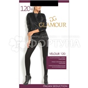 Колготки GLAMOUR Velour 120 den цвет nero размер 2