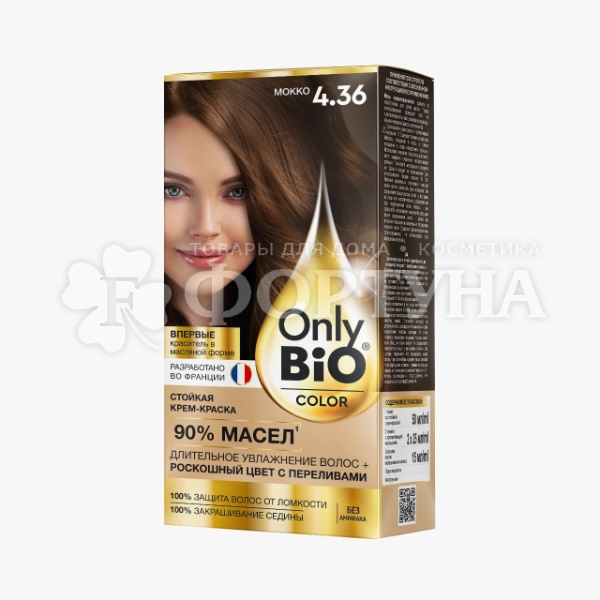 Краска для волос Only Bio Color 4.36 Мокко