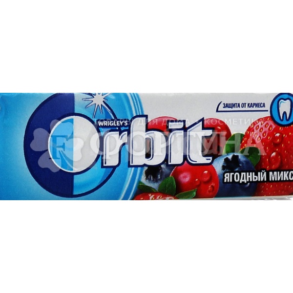 Жевательная резинка Orbit 13,6 г Ягодный микс