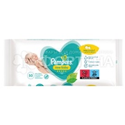Салфетки влажные Pampers Sensitive 50 шт сменный блок