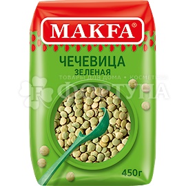 Крупа MAKFA 450 г Чечевица зеленая