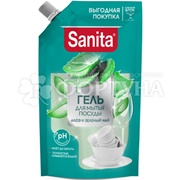 Чистящее средство Sanita 900 мл Алоэ и Зеленый чай(дой-пак)