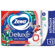 Туалетная бумага Zewa Deluxe 12 шт белая 3х - слойная