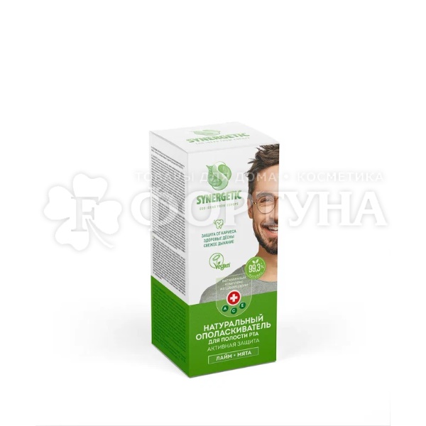 Ополаскиватель для полости рта SYNERGETIC 200 мл Активная защита