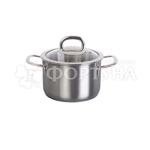 Кастрюля 1,8 л Safia Kukmara со стеклянной крышкой