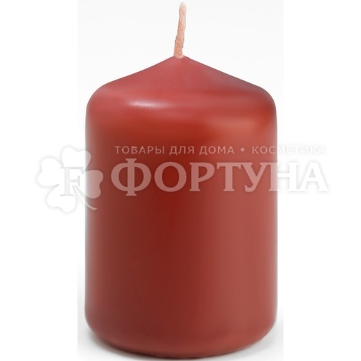 Свеча-цилиндр Каштан