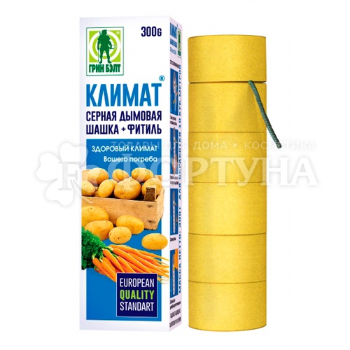 Серная дымовая шашка Грин Бэлт 300 г Климат