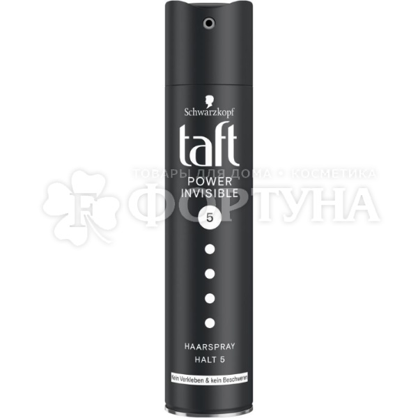Лак для волос Taft 250 мл Power Невидимая мегафиксация