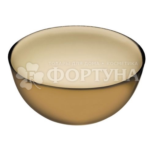 Салатник INVITATION из закаленного стекла d=130мм бронз
