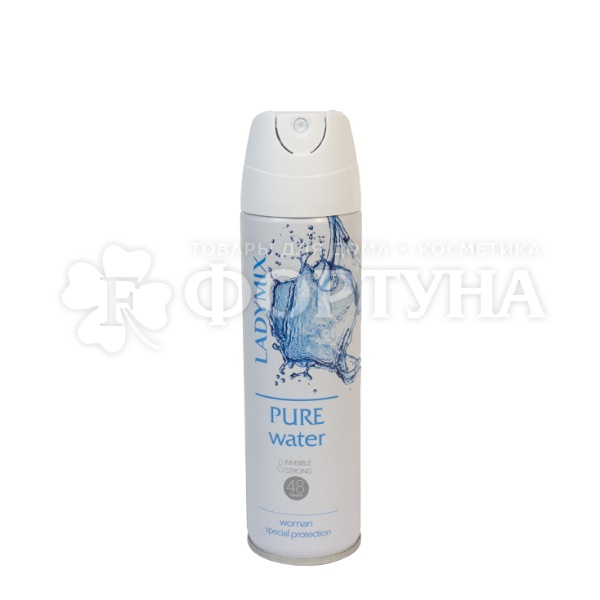 Дезодорант аэрозольный Ladymix 150 мл Pure water
