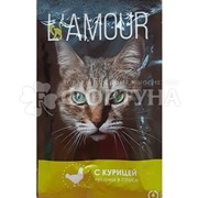 Корм для животных L'AMOUR 75 г с курицей в соусе