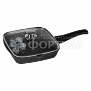 Сковорода-гриль 26*26 см Granit black со съемной ручкой