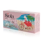 Тампоны SIOLA 16 шт Normal без аппликатора