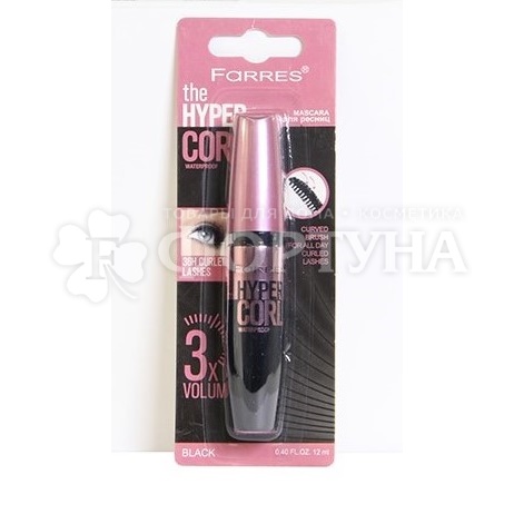 Тушь Farres Hyper Corl водостойкая