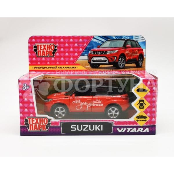 Машина Технопарк мет.SUZUKI VITARA-12GRL-RD