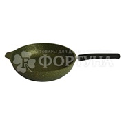 Сковорода Kukmara 26 см со съемной ручкой malachite