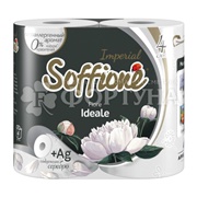 Туалетная бумага Soffione 4 шт 4х-слойная Fiore Ideale