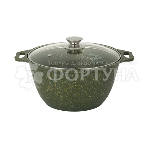 Кастрюля Kukmara 3 л Trendy style malachite