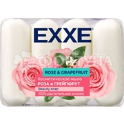 Туалетное мыло EXXE 4*70 г Роза и грейпфрут