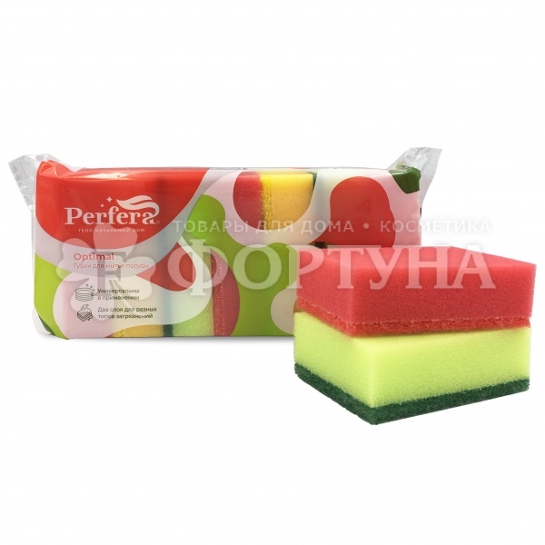 Губка для посуды Perfera 7 шт Optimal