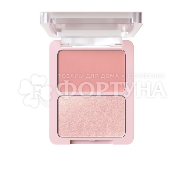 Палетка Divage для лица Blush&Highlighter 02