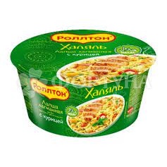 Лапша быстрого приготовления Роллтон 90 г лагманная с курицей Халяль