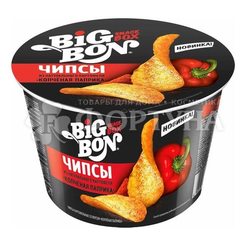 Чипсы BIGBON 70 г Копченая паприка