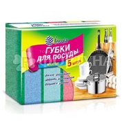 Губка для посуды INSULA 5 шт Макси