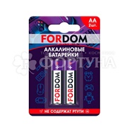 Батарейка FORDOM 2 шт AA/LR6