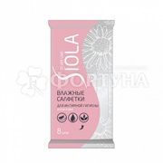 Салфетки влажные SIOLA 8 шт Silver для интимной гигиены