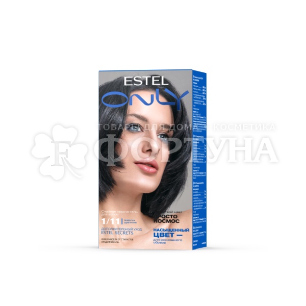 Гель-краска для волос Estel Only 1/11 Иссиня-черный