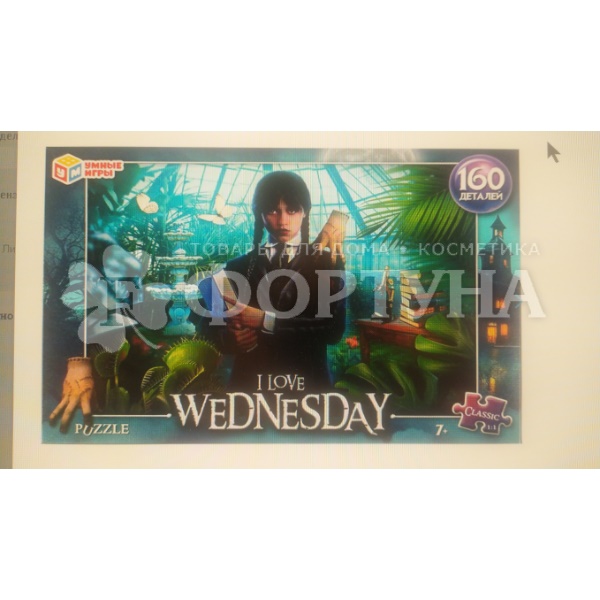 Пазл 160 деталей I Love Wednesday