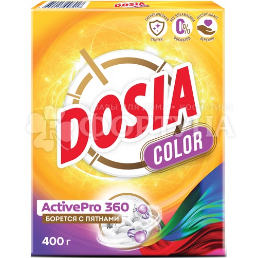 Стиральный порошок DOSIA Optima 400 г Автомат Color