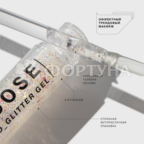 Глиттер Influence Beauty Glitter Dose 01