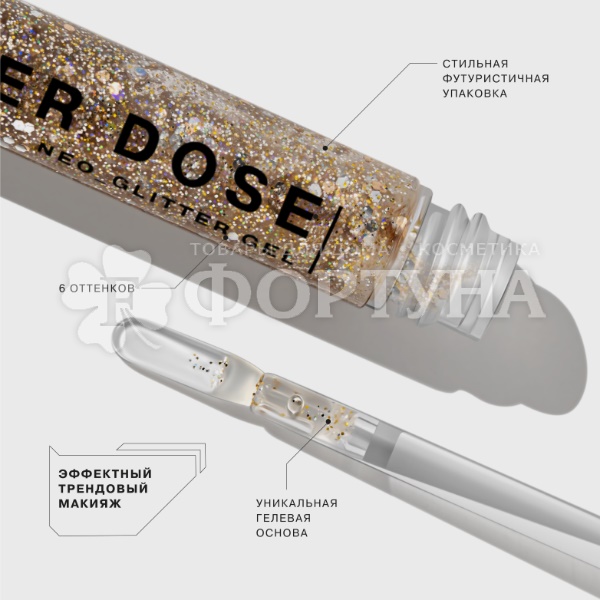 Глиттер Influence Beauty Glitter Dose 03