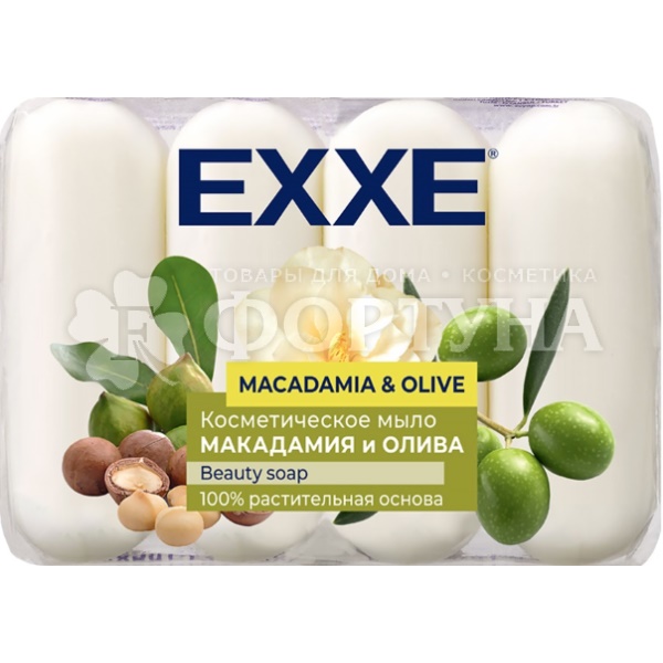 Туалетное мыло EXXE 4*70 г Макадамия и Олива