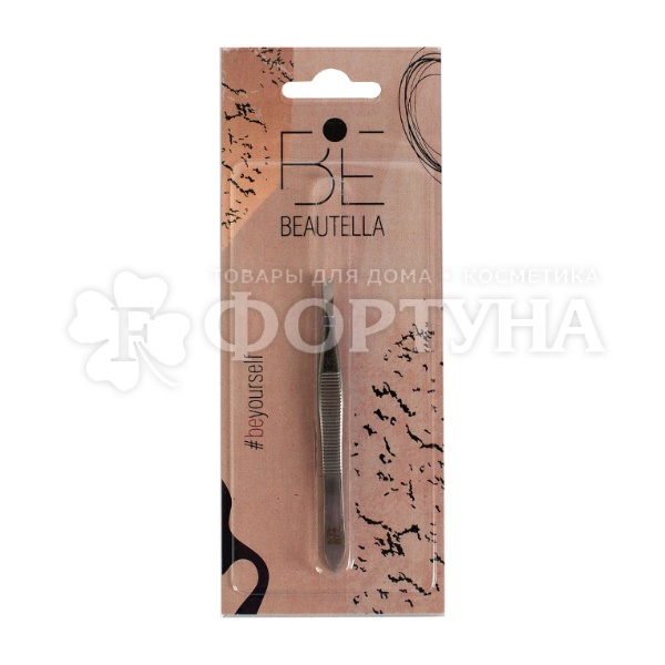 Пинцет Beautella скошенный