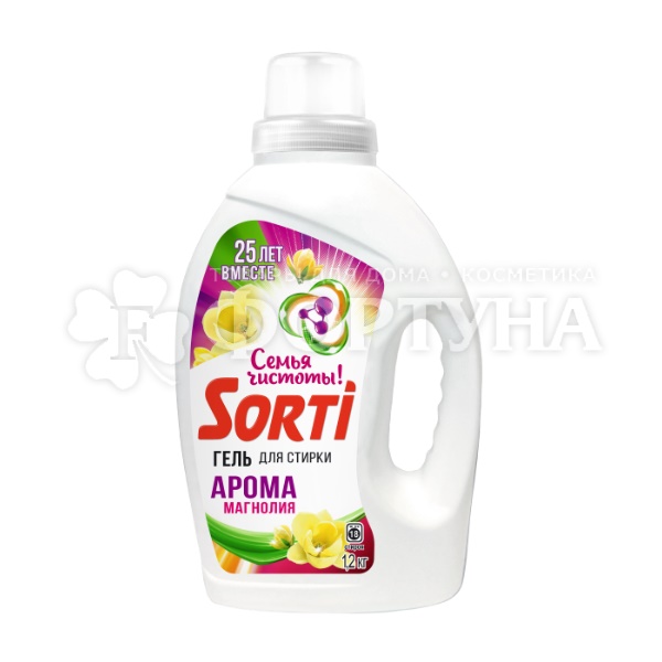 Гель для стирки Sorti 1200 г Арома Магнолия