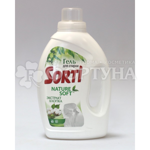 Гель для стирки Sorti 1200 г Экстракт хлопка