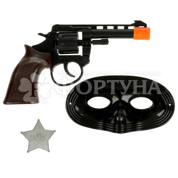 Револьвер 8 зарядов с маской 81081-8246W-2-R (288)