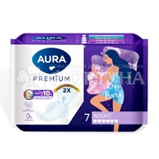 Прокладки AURA 7 шт Premium Night критические