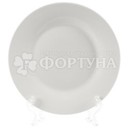 Тарелка DANIKS 19 см десертная белая круглая